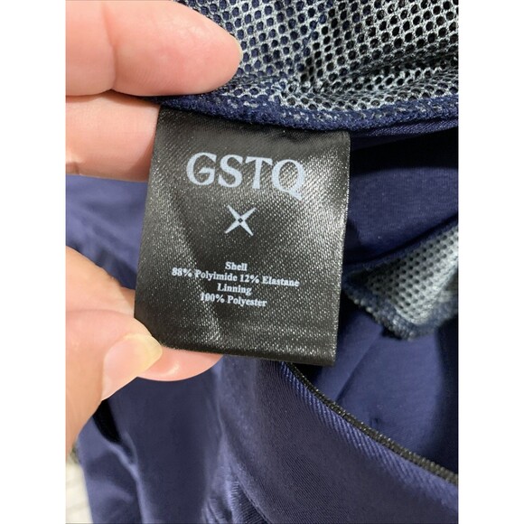 GSTQ Mens Navy 5 Pocket Performance Golf Pants Waist 40x34 NWT - Picture 7 of 7